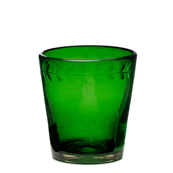 Jan Barboglio Hierbabuena Copa w/Laurel Etching DOF - Green